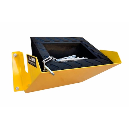 Global Industrial Wheel Chock Holder, 12-7/8W x 7-7/16D x 6-7/16H 989049